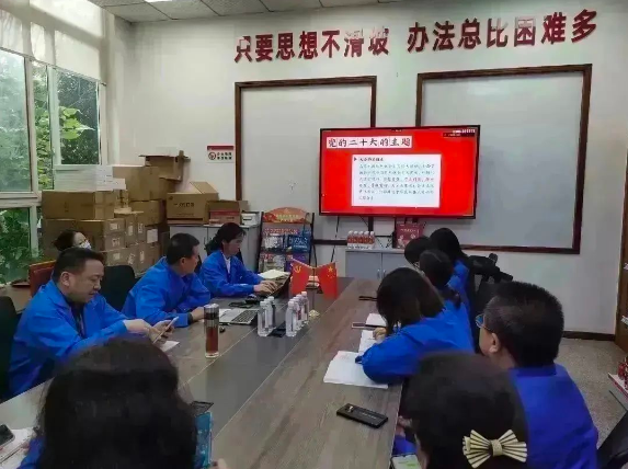 彩虹集團掀起學(xué)習(xí)黨的二十大精神熱潮（一）