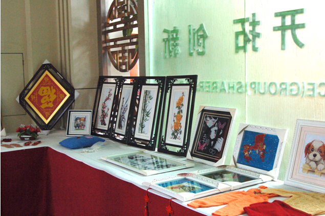 彩虹集團(tuán)展廳一角