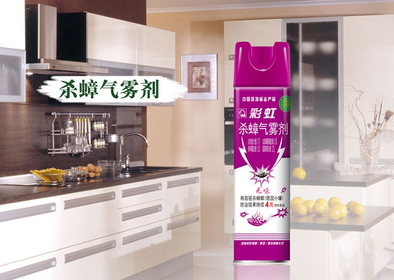 彩虹殺蟑氣霧劑