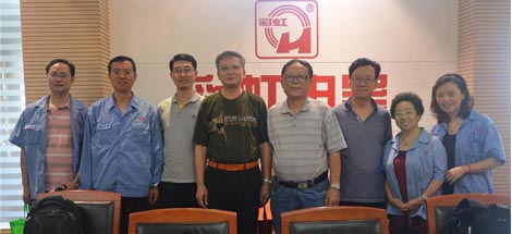 工信部專家到成都彩虹集團進行農藥生產企業(yè)延續(xù)核準的現場考核