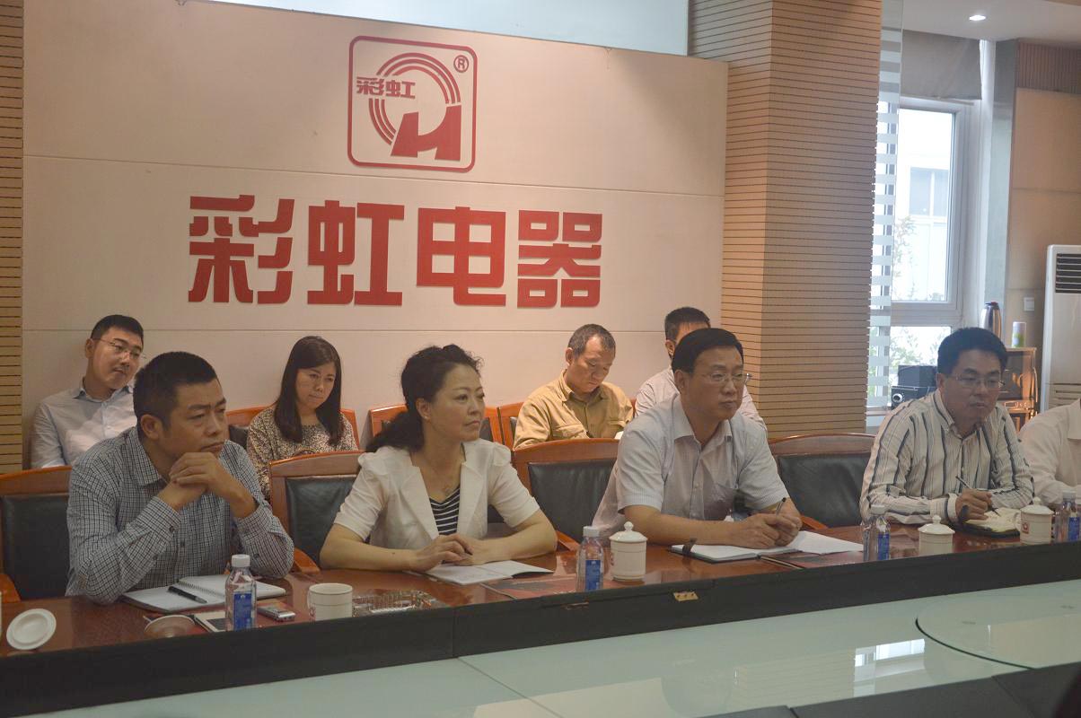成都市武侯區(qū)委書記巫敏一行到成都彩虹集團調研