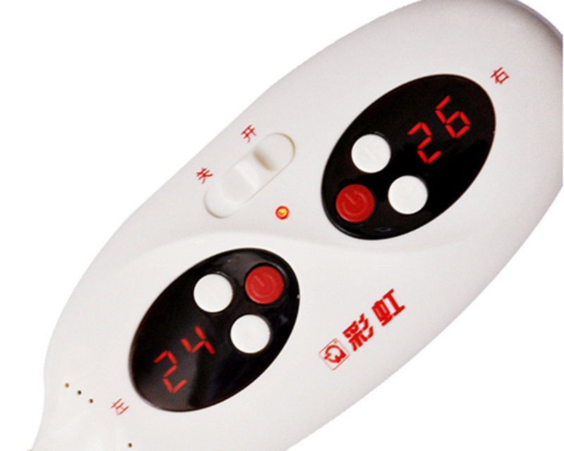 彩虹數(shù)碼控溫電熱毯開(kāi)關(guān)示意圖