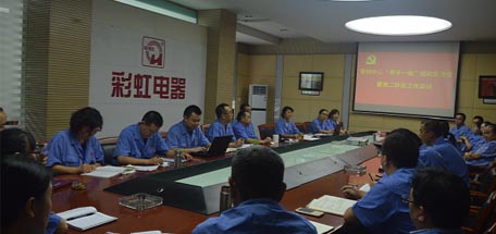 彩虹集團營銷中心支部組織生活大會