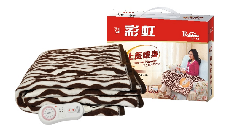 彩虹暖膝毯
