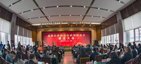 成都企聯(lián)武侯區(qū)分會(huì)成立大會(huì)在成都彩虹集團(tuán)舉行