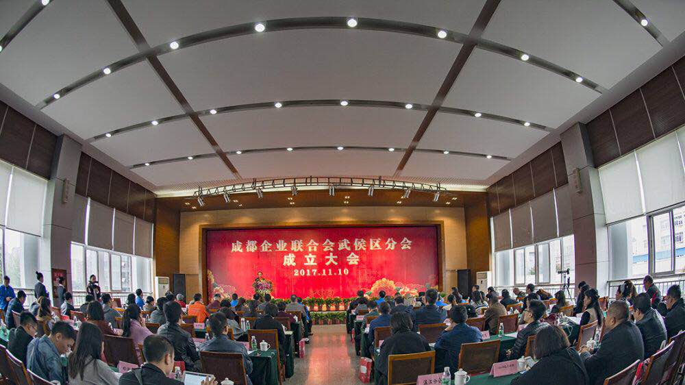 成都企聯(lián)武侯區(qū)分會(huì)成立大會(huì)在成都彩虹集團(tuán)舉行