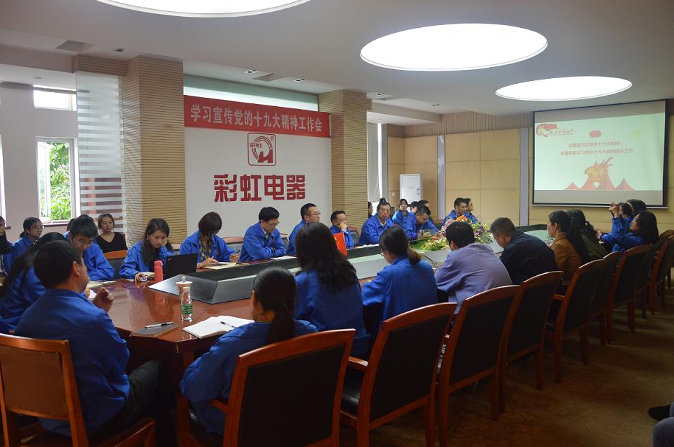成都彩虹集團黨委召開學(xué)習(xí)宣傳黨的十九大精神工作會