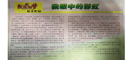 改革開(kāi)放四十年征文作品之我眼中的彩虹