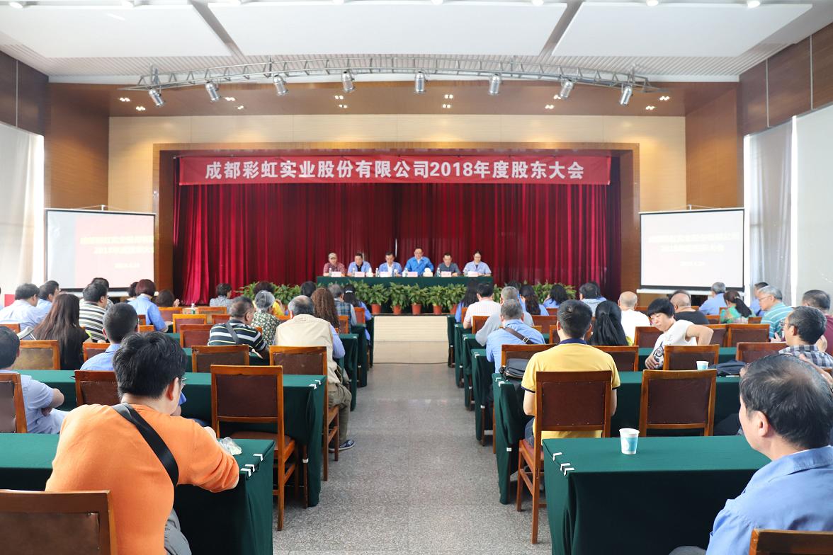 成都彩虹實(shí)業(yè)股份有限公司2018年度股東大會(huì)