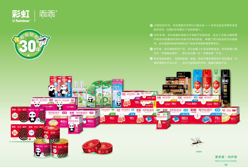 彩虹集團驅(qū)蚊產(chǎn)品集合