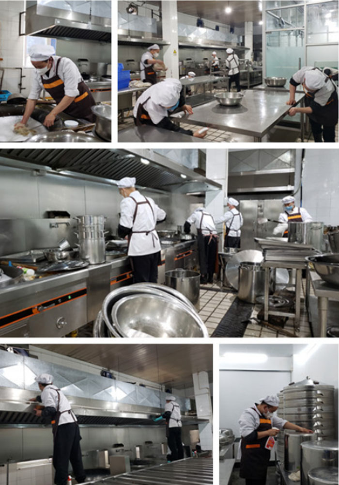 成都彩虹集團(tuán)后勤食堂開(kāi)展愛(ài)國(guó)衛(wèi)生大掃除活動(dòng)