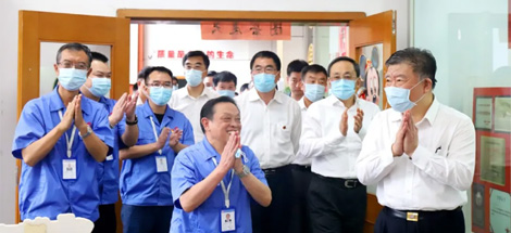 全國人大常委會副委員長陳竺調(diào)研成都彩虹集團