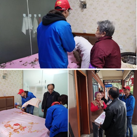 成都彩虹集團(tuán)志愿者進(jìn)社區(qū)服務(wù)