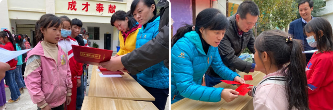 情系大涼山，成都彩虹集團營銷支部助學(xué)行
