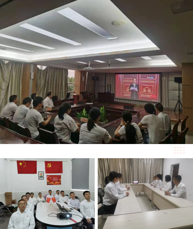 彩虹集團(tuán)各黨支部在分會(huì)場(chǎng)收看慶祝中國(guó)共產(chǎn)黨成立100周年大會(huì)